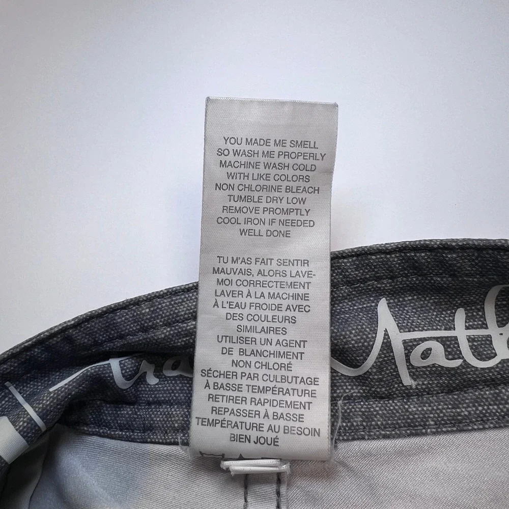 TravisMathew Board Shorts Mens 33‎ Gray Blue Pineapple Print Colorblock Trunks
